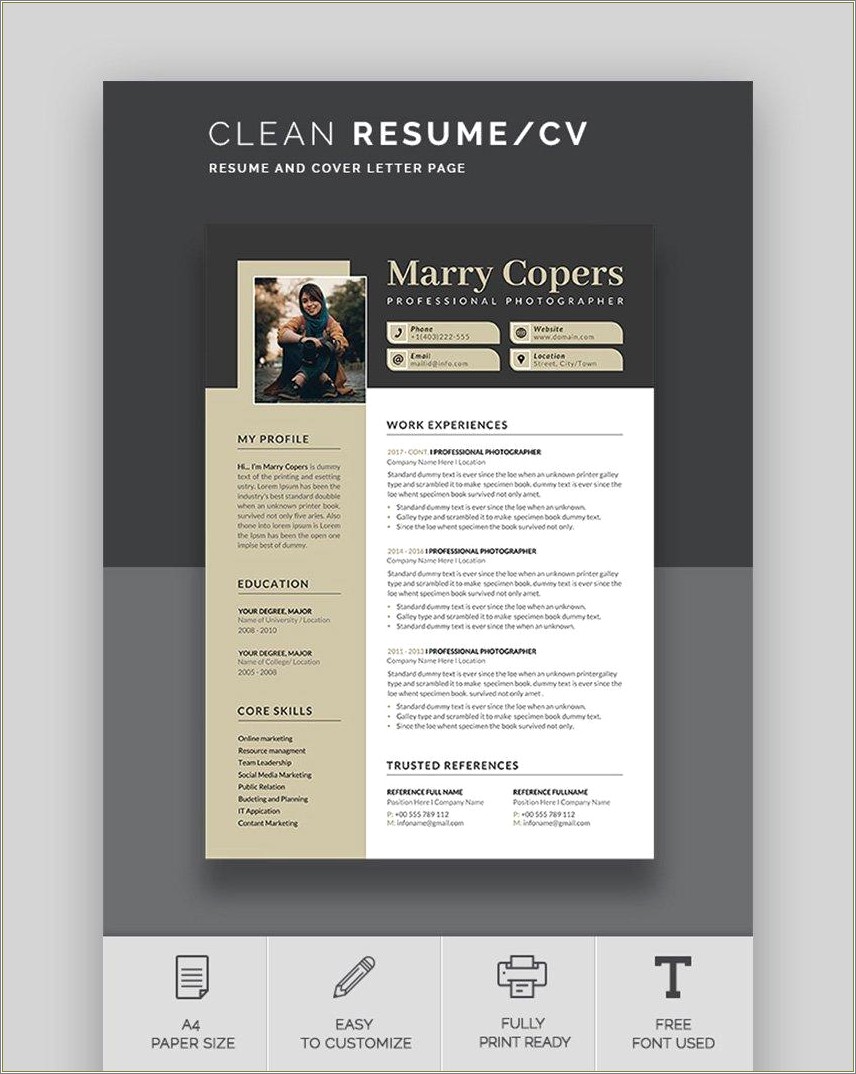 Best Font Point Size For A Resume