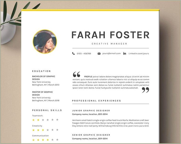 Best Font To Use For Resume 2013