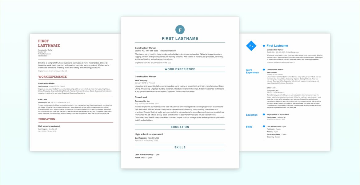 Best Format For Online Resume Submission