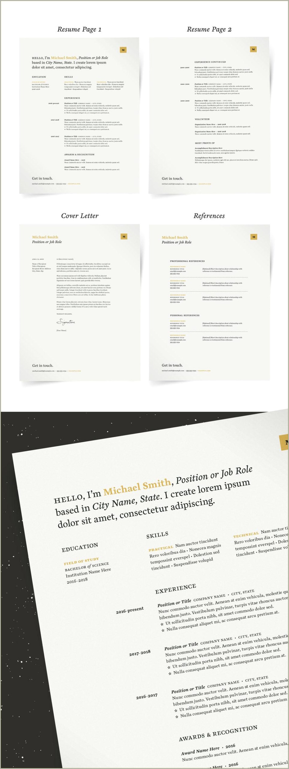 Best Free Chrono Ogical Resume Templates