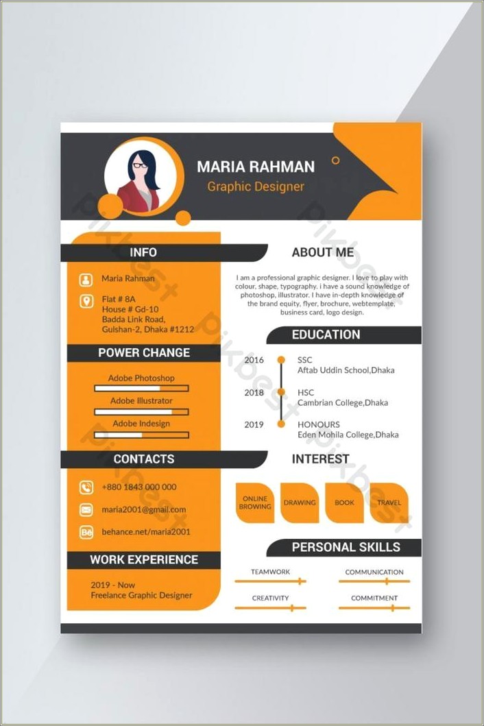 Best Free Graphic Design Resumes 2018