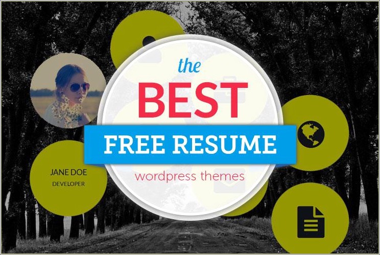 Best Free Themes For Portfolio Resume Wordpress