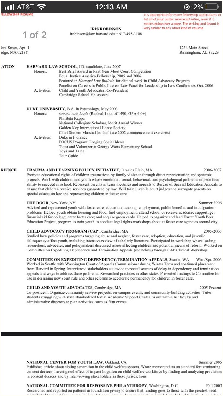 Best Hobbies For Law School Resume