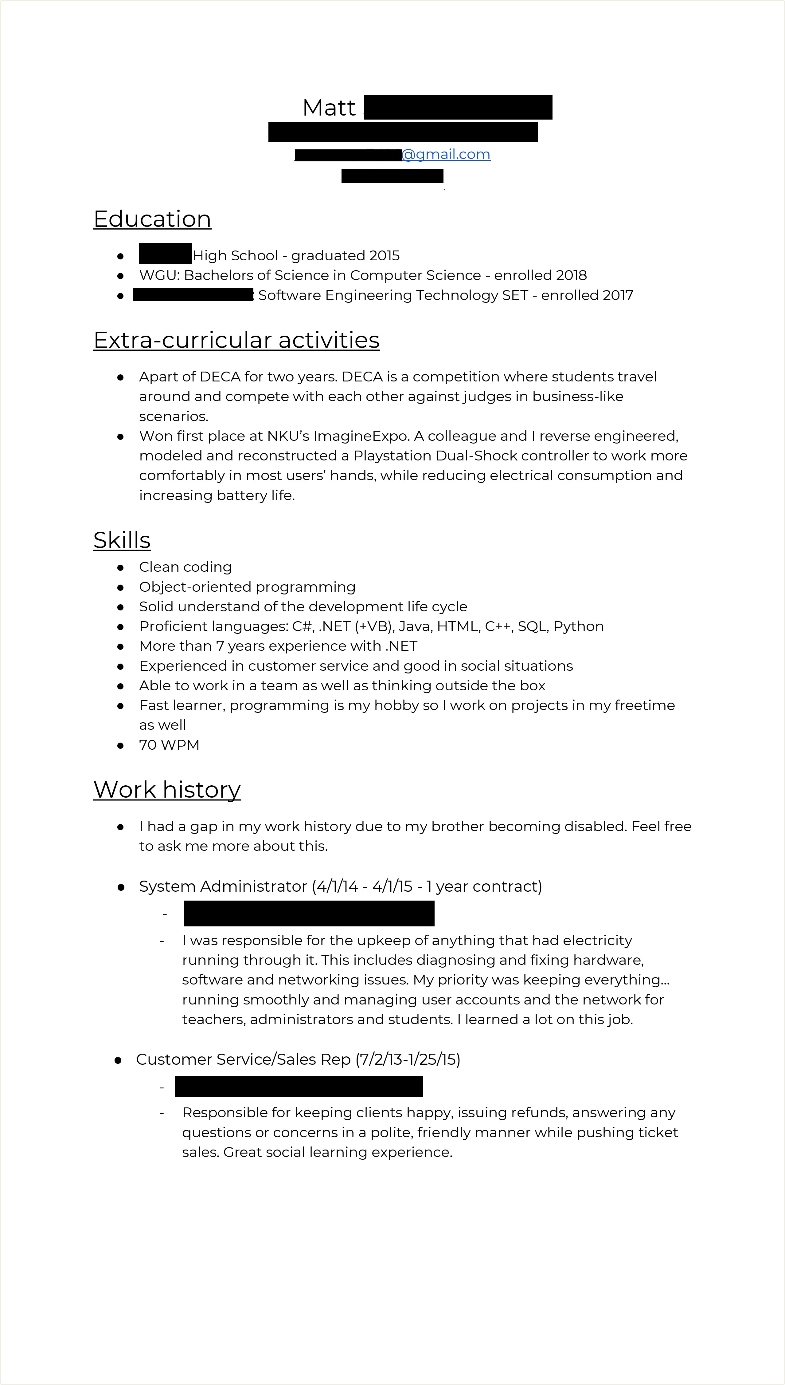 Best It Skills In Resumes Reddit