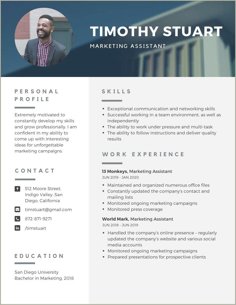 Best Mba Resume Format Font Size