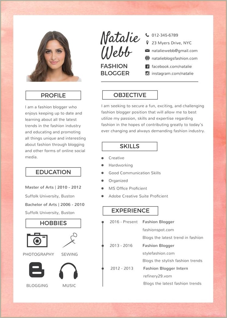 Best Microsoft Word Font For Resume
