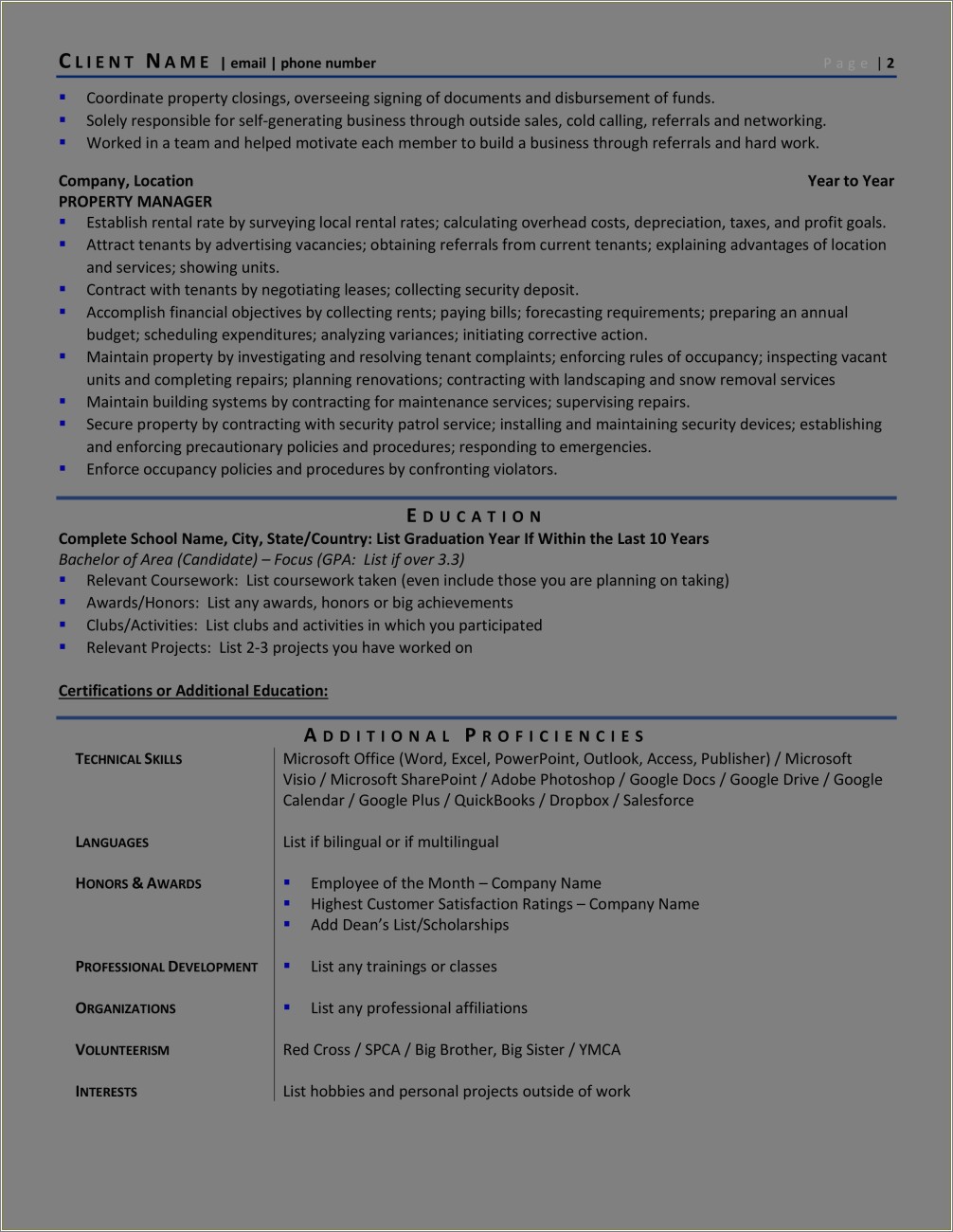 Best Objective For Leasing Consultant Resume