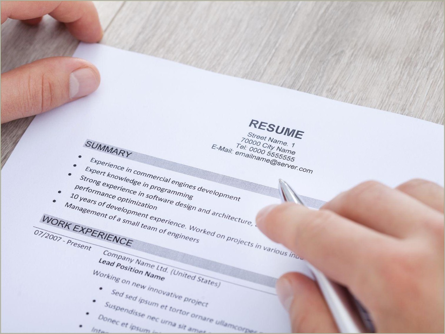 Best Practice Words For Resume As A Manager