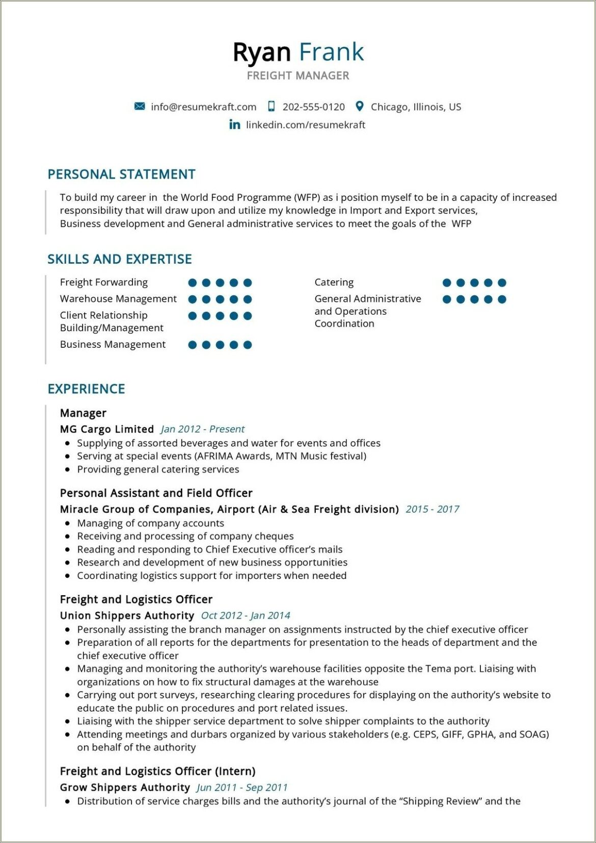 Best Receiving And Shipping Manager Resume