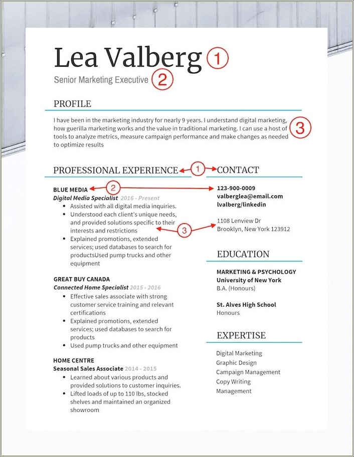 Best Resume For Lots Of Job Changes
