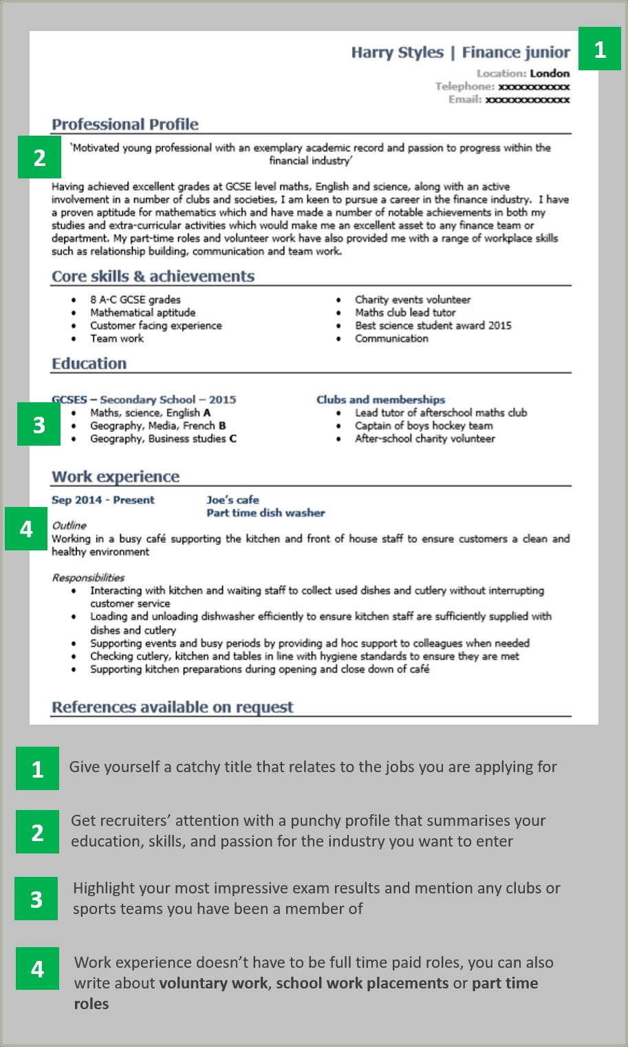 Best Resume For Students With No Experience