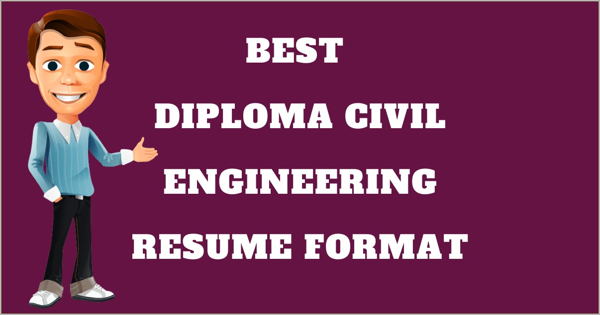 Best Resume Format For Experienced Civil Engineer