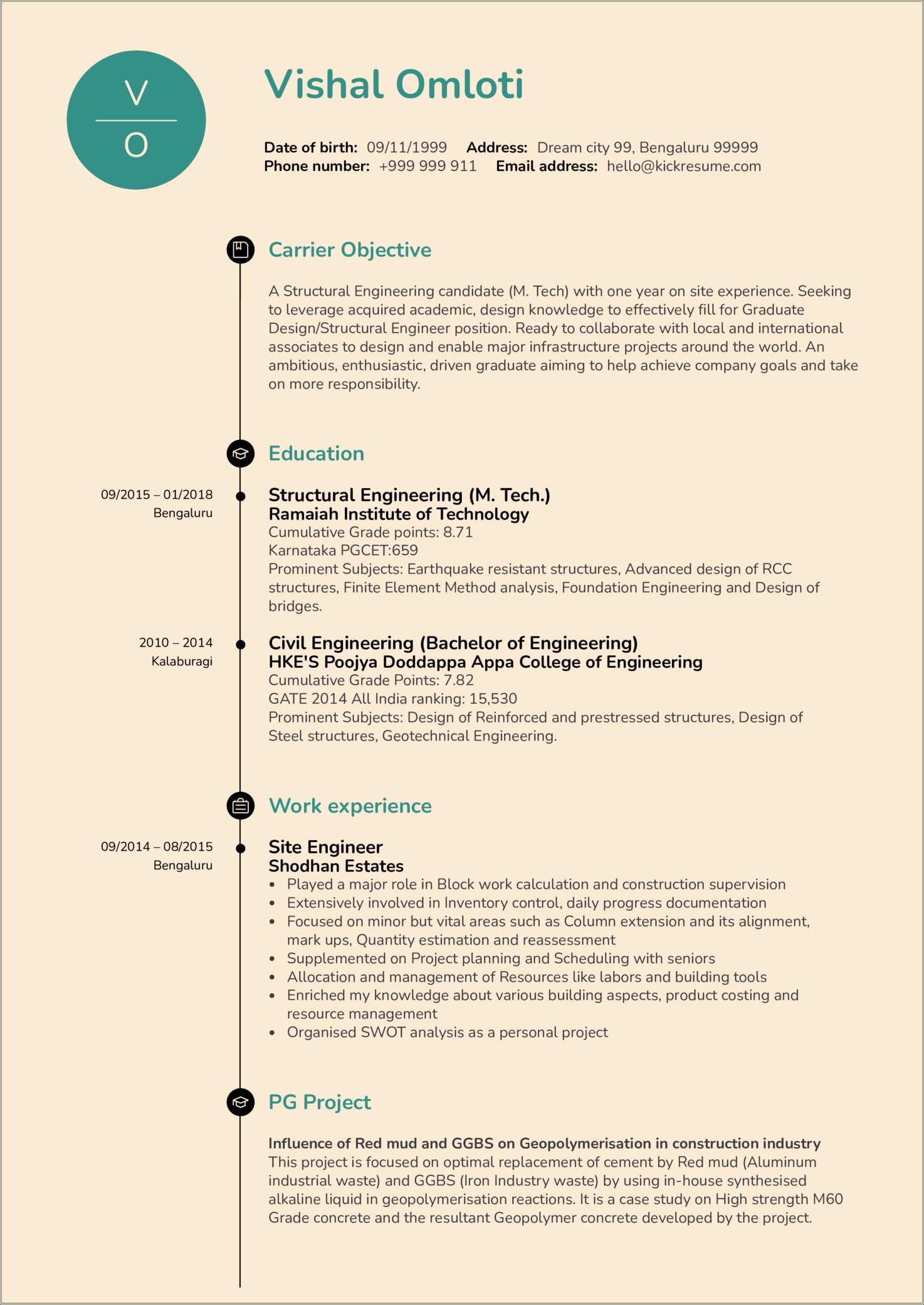 Best Resume Format For Fresher Engineers