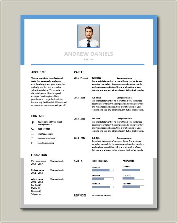 Best Resume Format For Job Hoppers