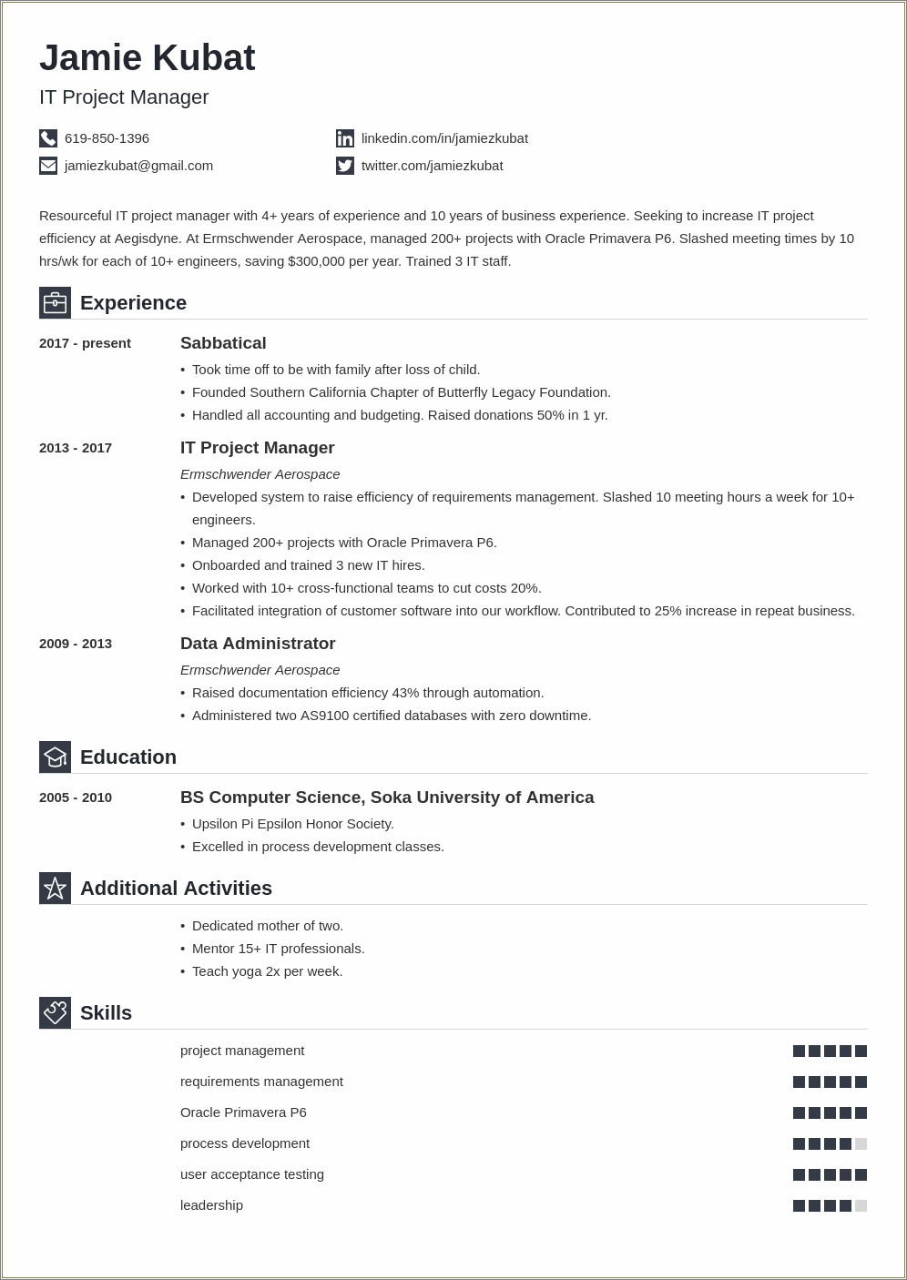 Best Resume Templates For School District Employees
