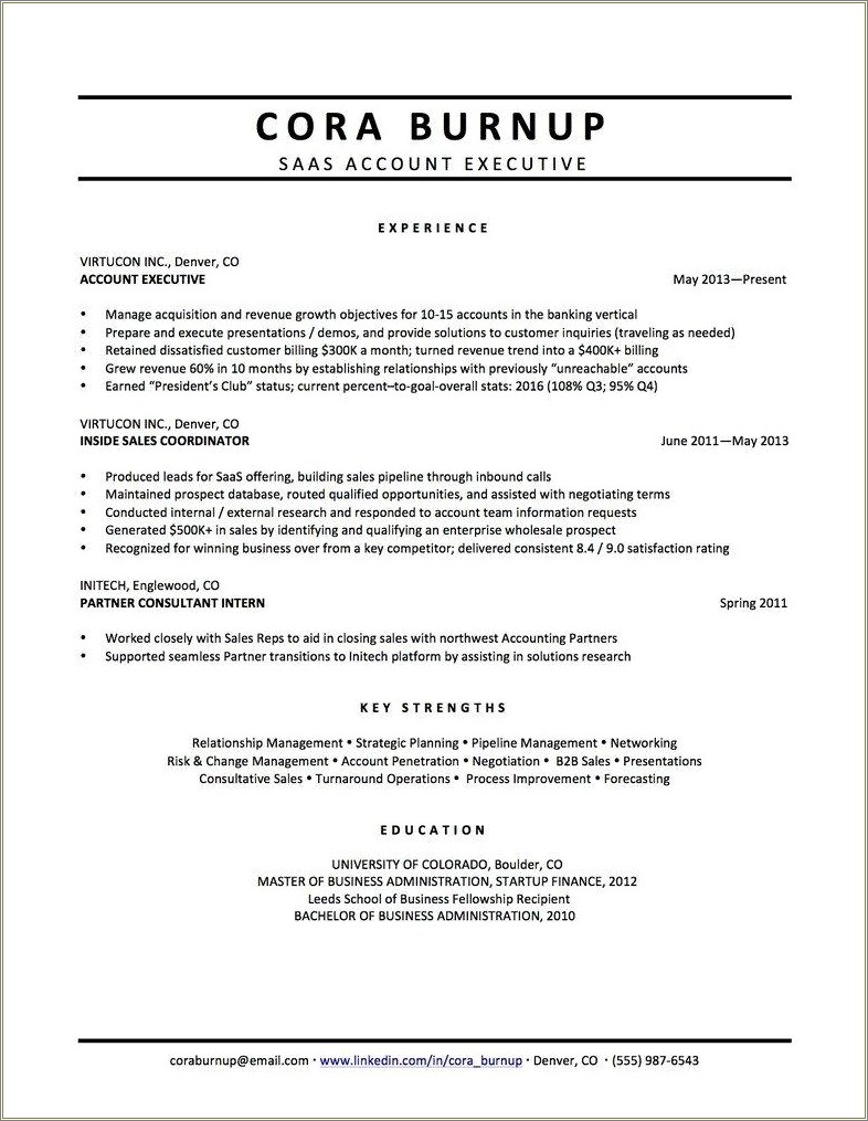 Best Resumes For Change In Career