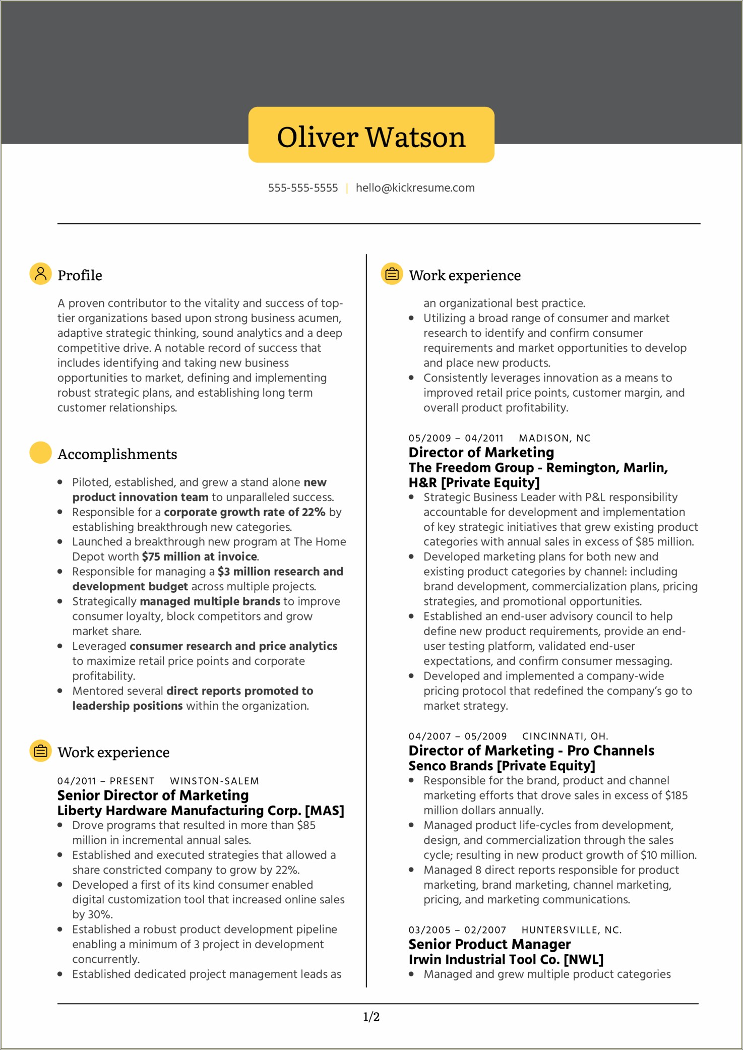 Best Things For Private Equity Resume