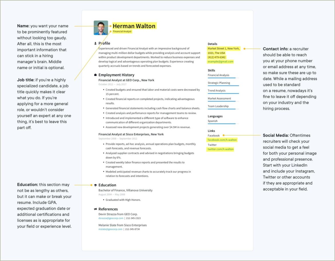 Best Things To Highlight On A Resume