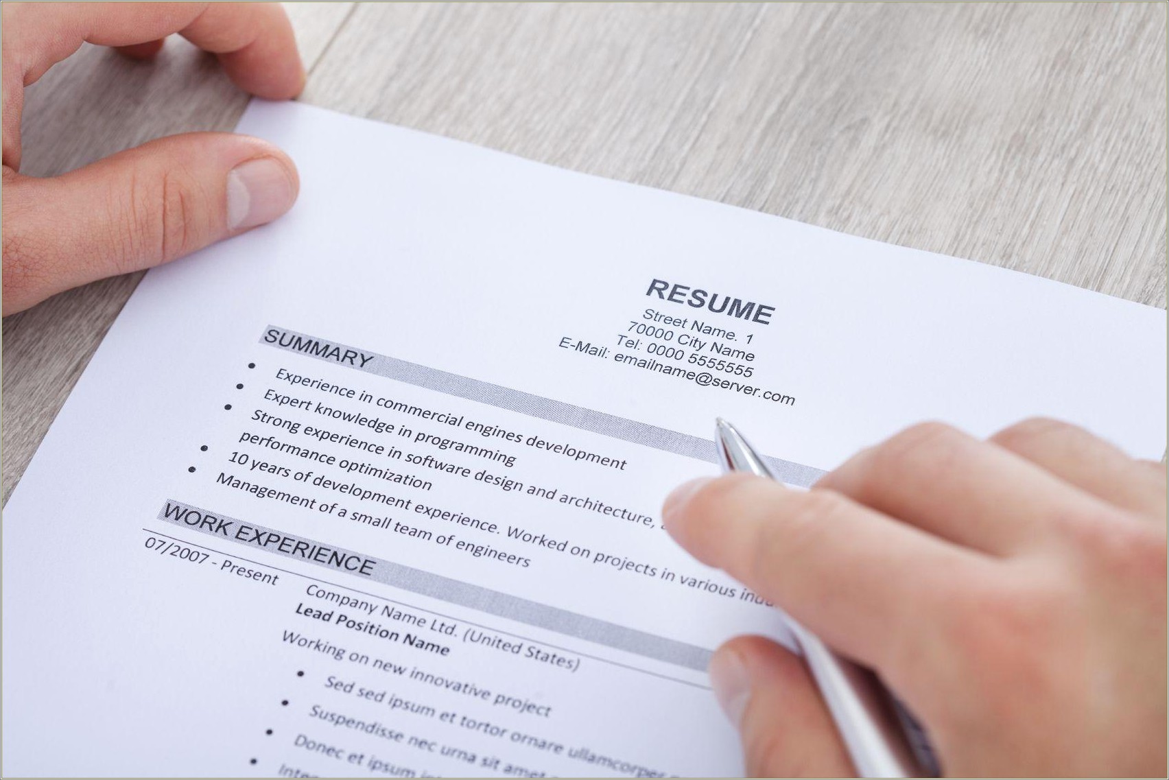 Best Way To Do An Executive Resume