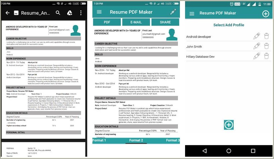 Best Way To Save Resume On Smartphone