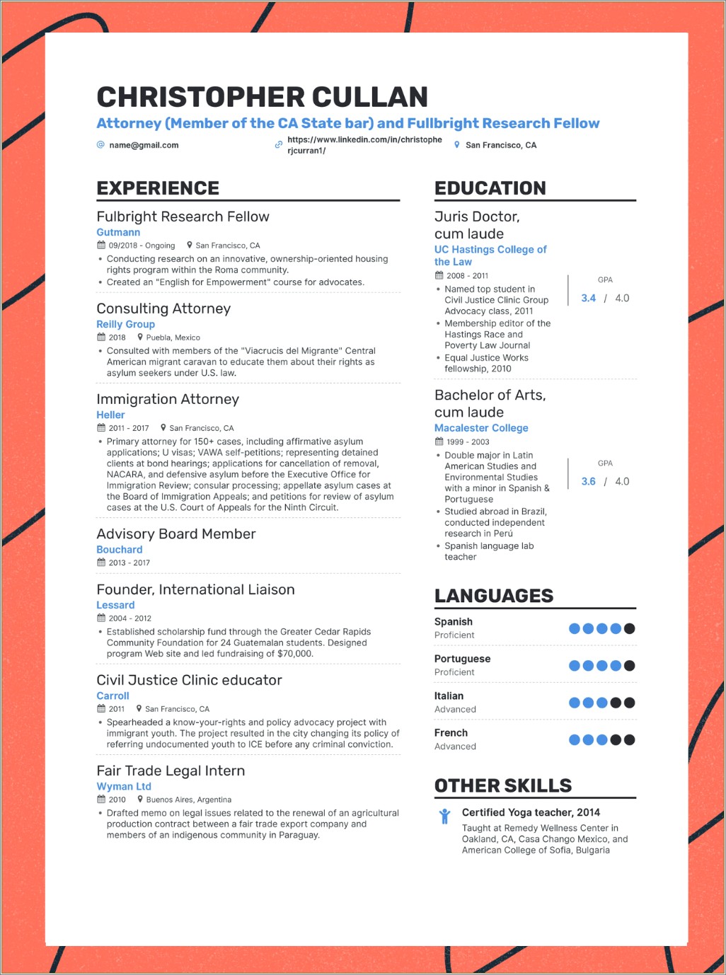 Best Way To Show Blog Posts In Resume