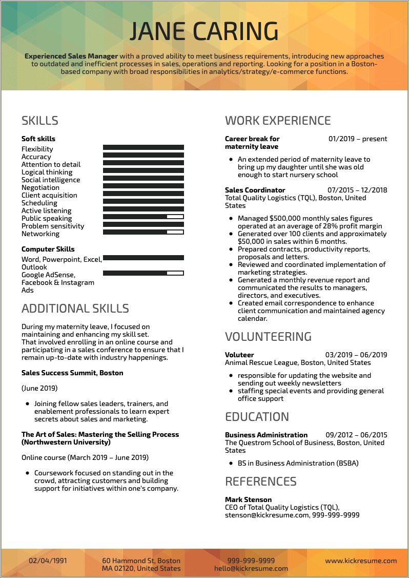 Best Way To Structure A Resume With Gaps