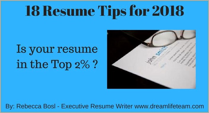 Best Way To Write A Resume 2018