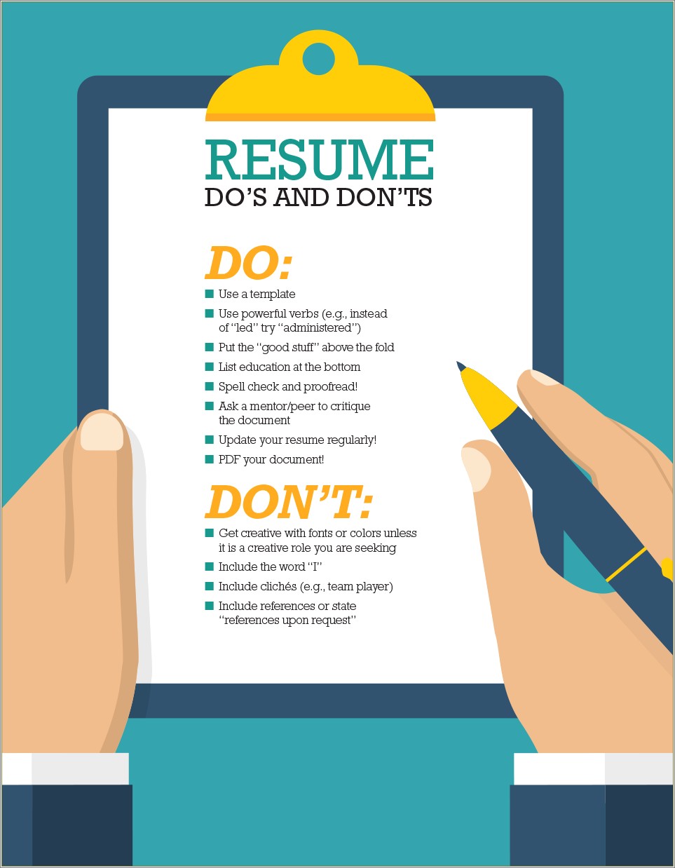 Best Words To Include In Resume
