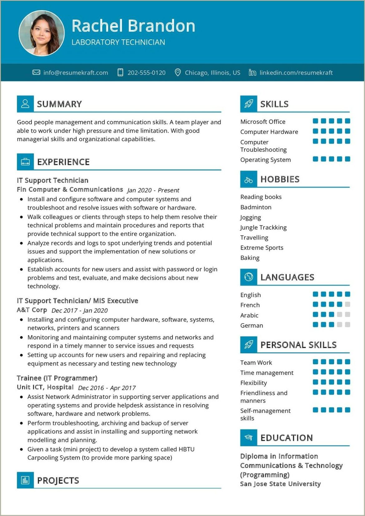 Best Write Lab Technician Skills On Resume