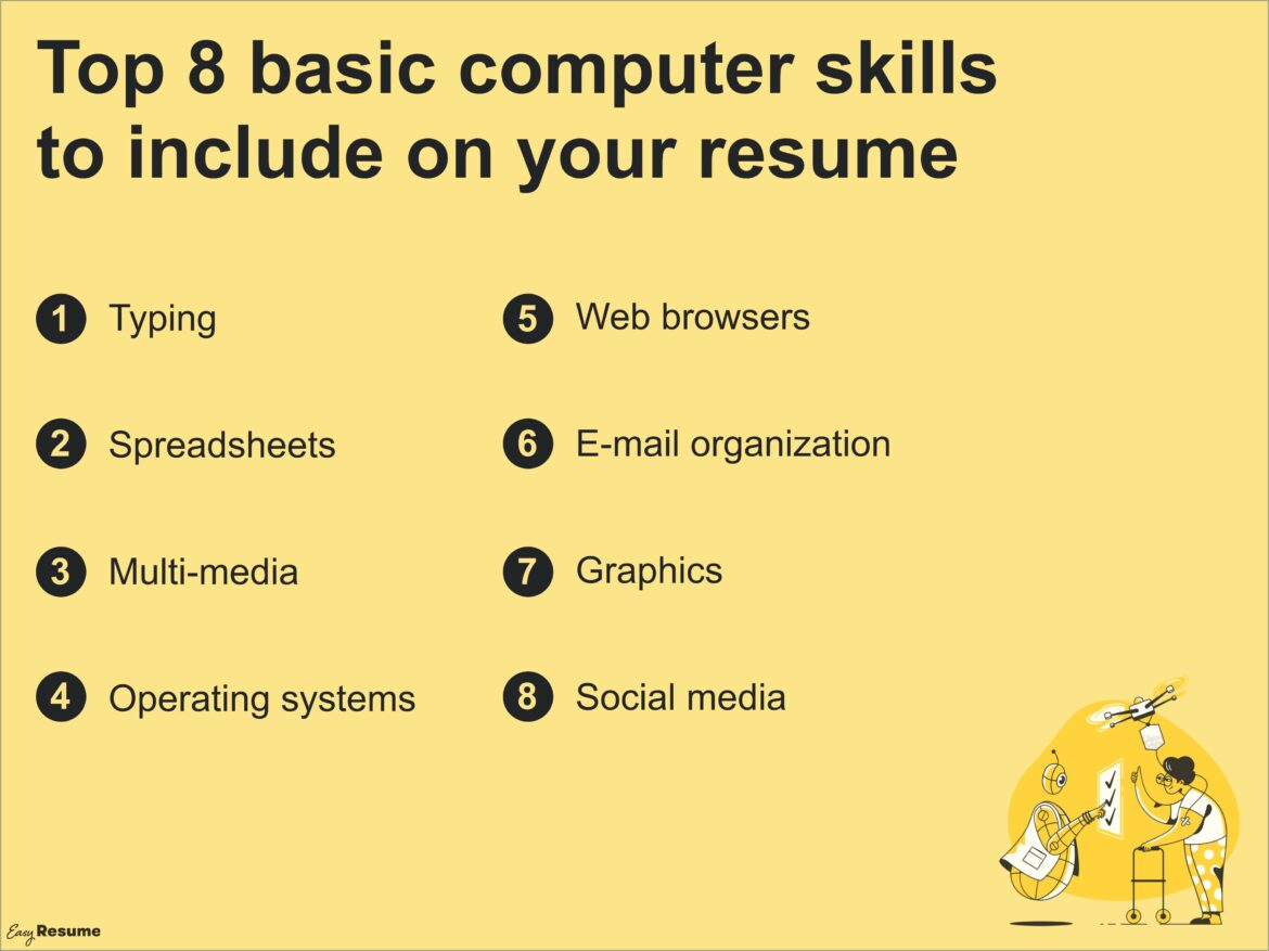 Better Way To Say Computer Skills On Resume