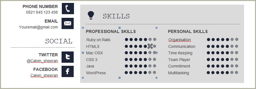 Better Word For Skills On Resume