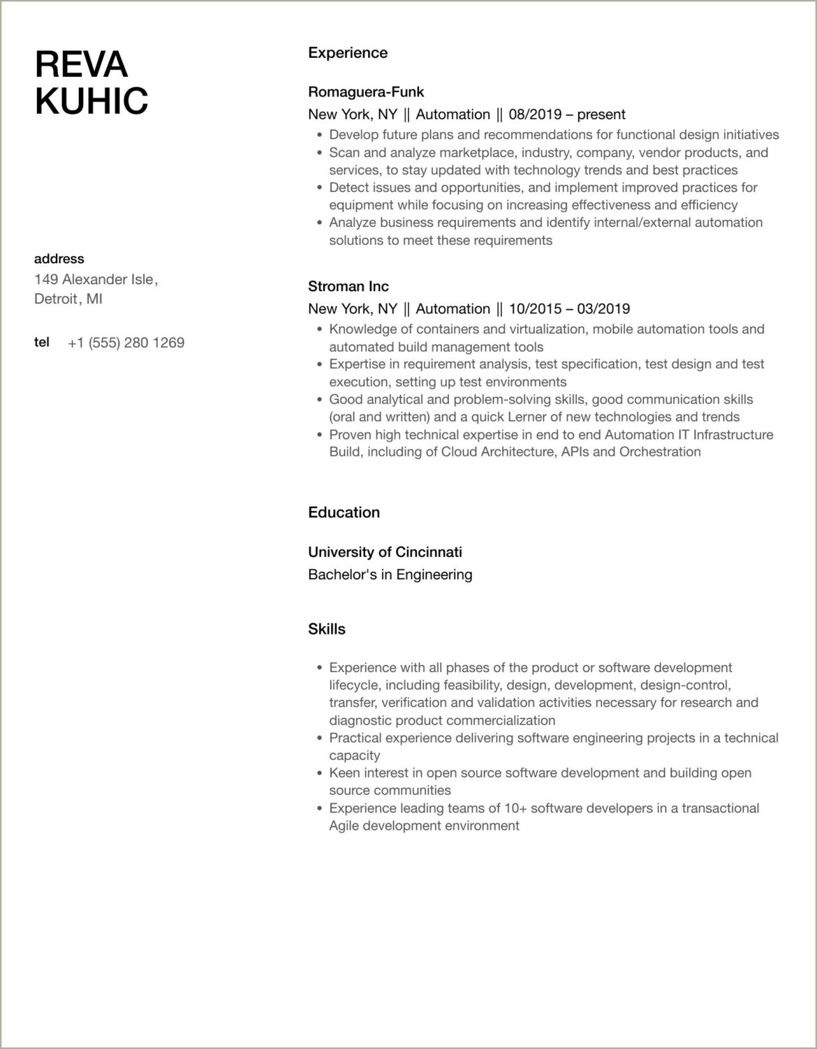 Bladelogic Server Automation Resume Sample Indeed Resume