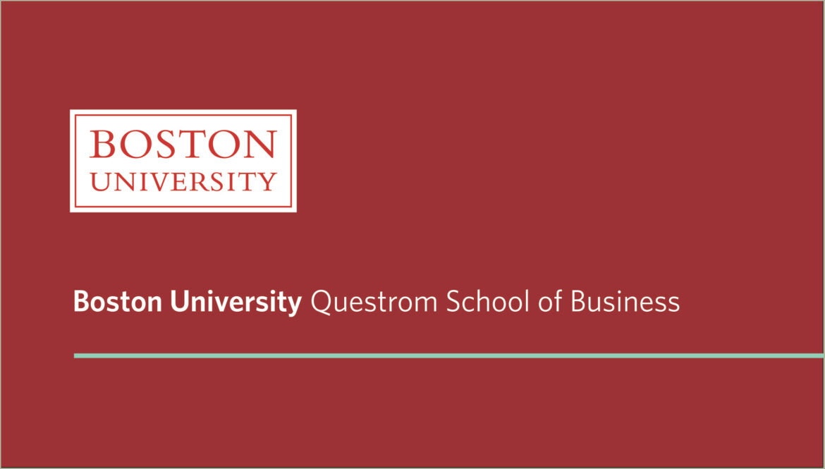 Boston University Questrom School Of Business Resume