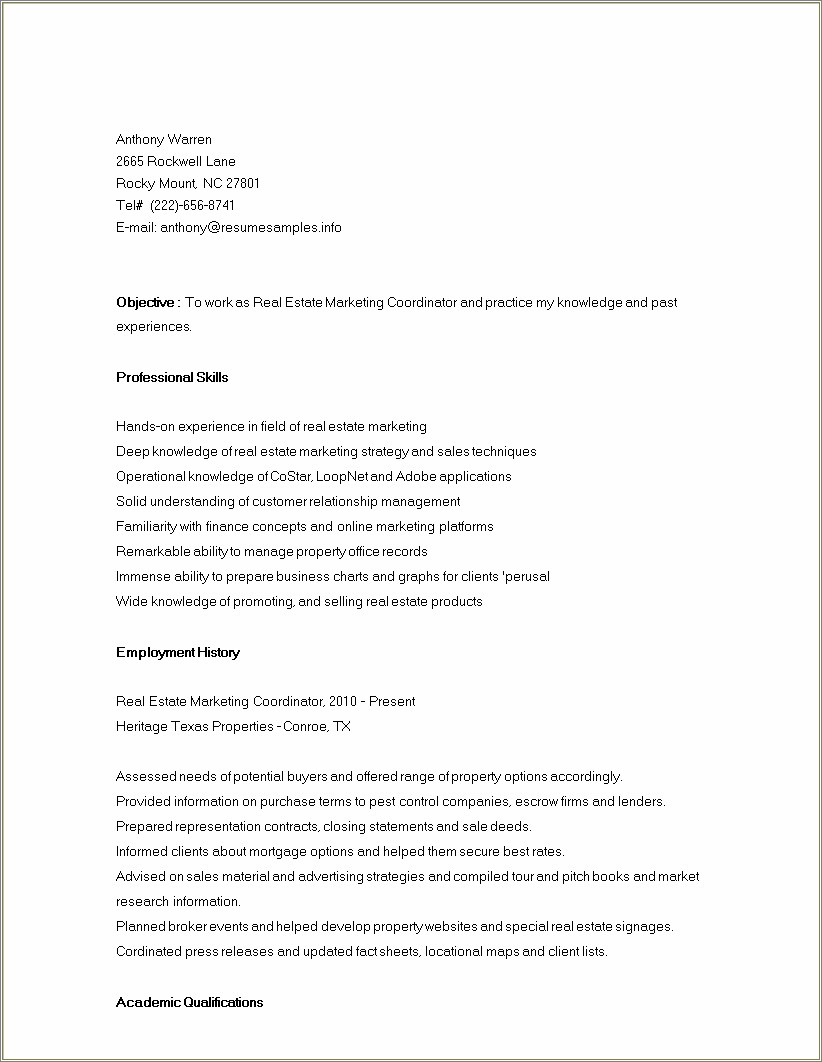Breaf Experiance With Rockwell For Resume