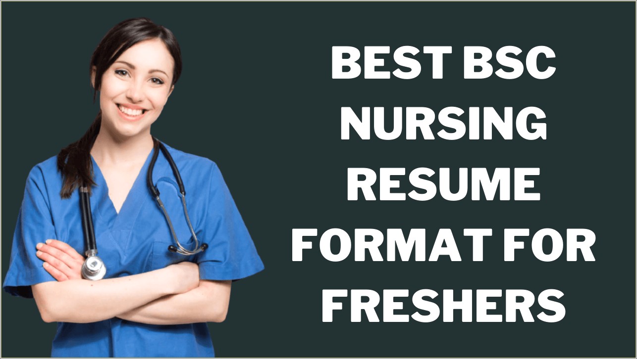 Bsc Fresher Resume Format In Word