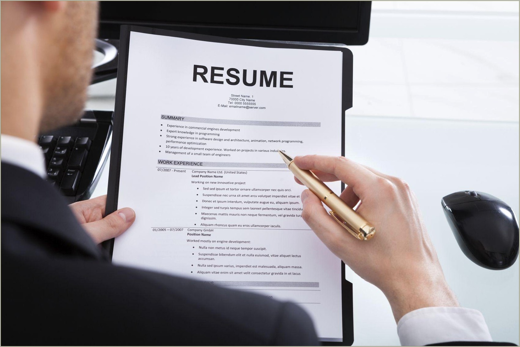 Bullet Point Words For Sales Position In Resume