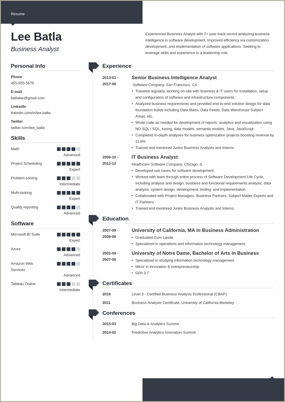 Business Analyst Finance Domain Resume Sample Ocd Icl