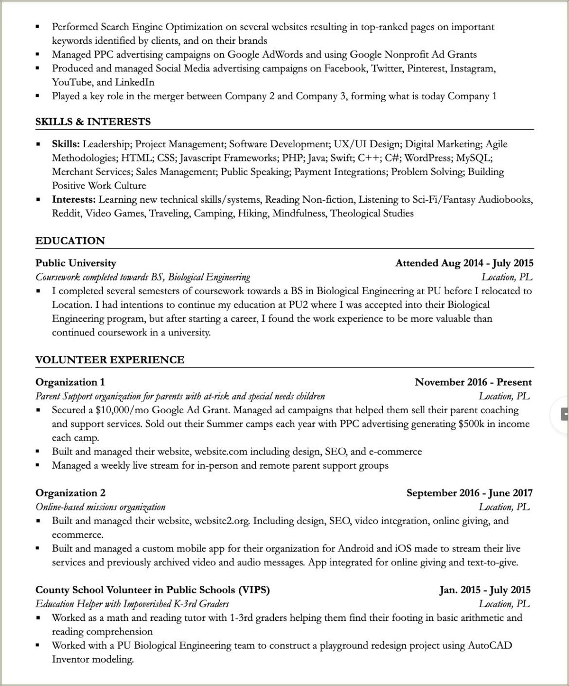 Business Analyst Project Manager Resume Reddit