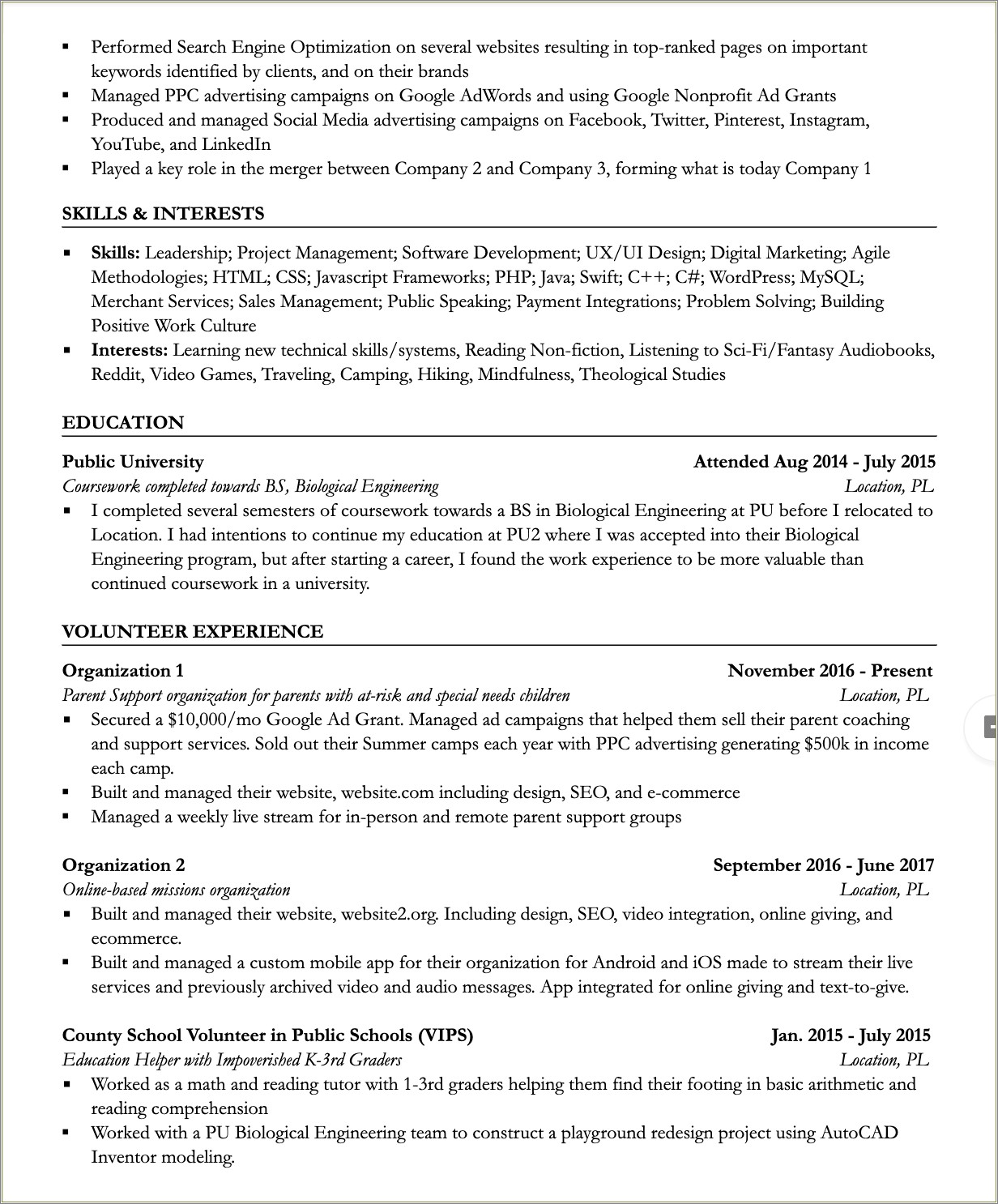 Business Analyst Project Manager Resume Reddit