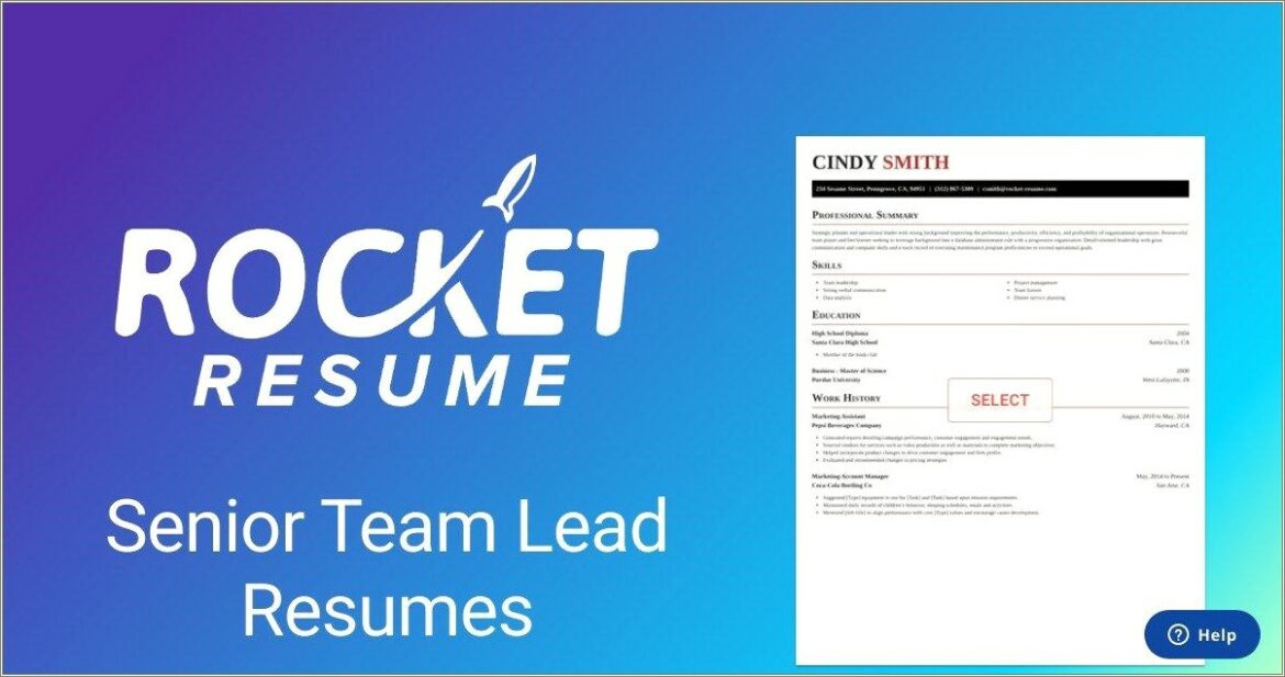 Call Center Team Lead Resume Sample