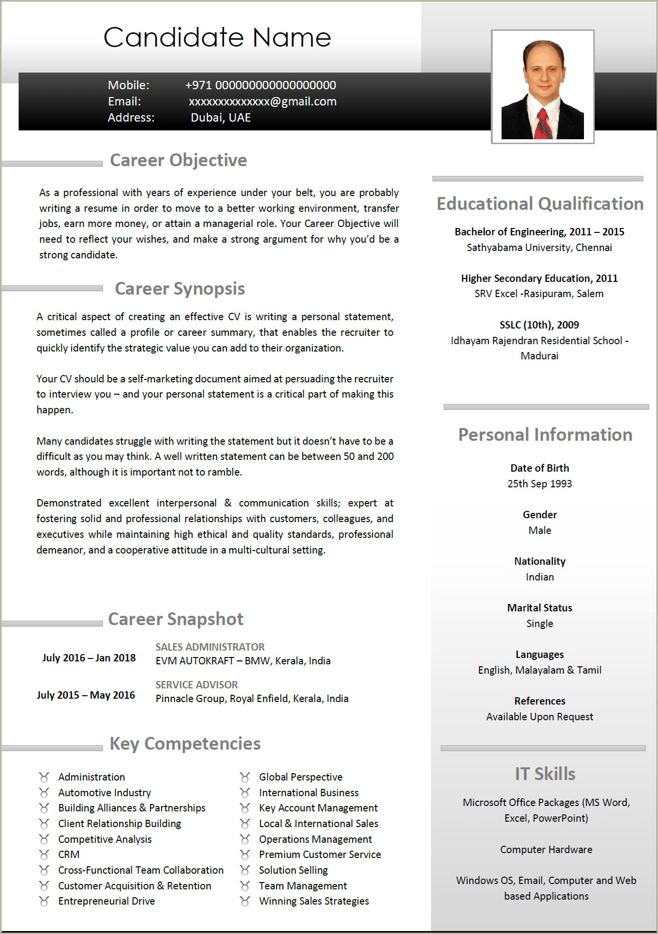 Can Objectives On A Resume Be About Money