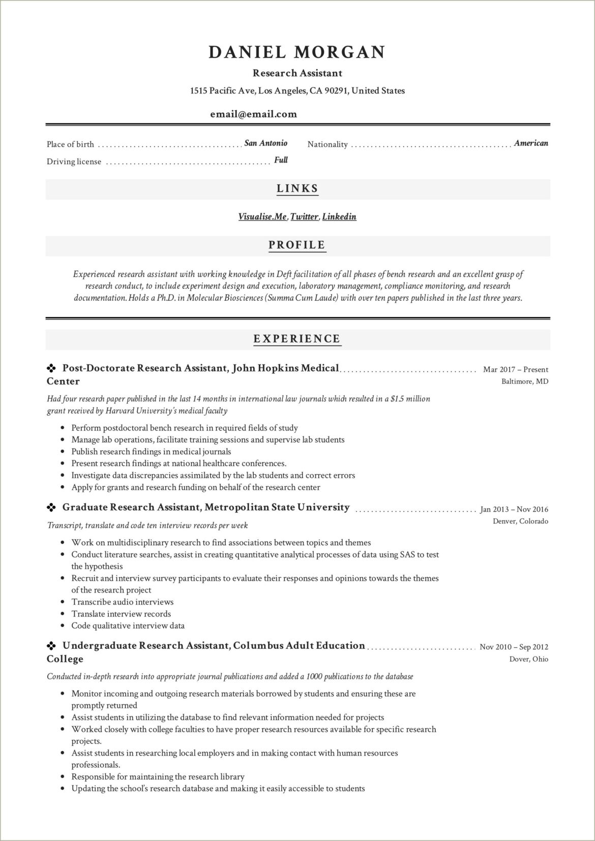 Can You Put Graduate Assistantship On Resume