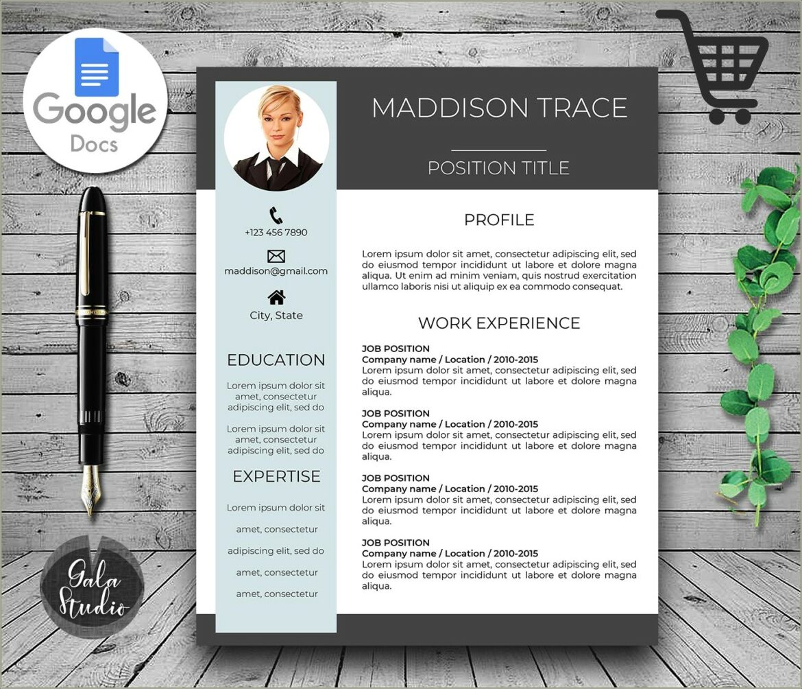 Can You Put Resume Templates On Ggogle Docs