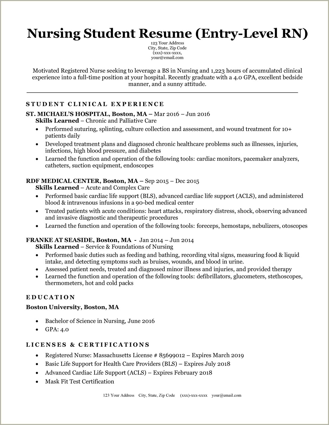 Can You Put Student As Experience On Resume