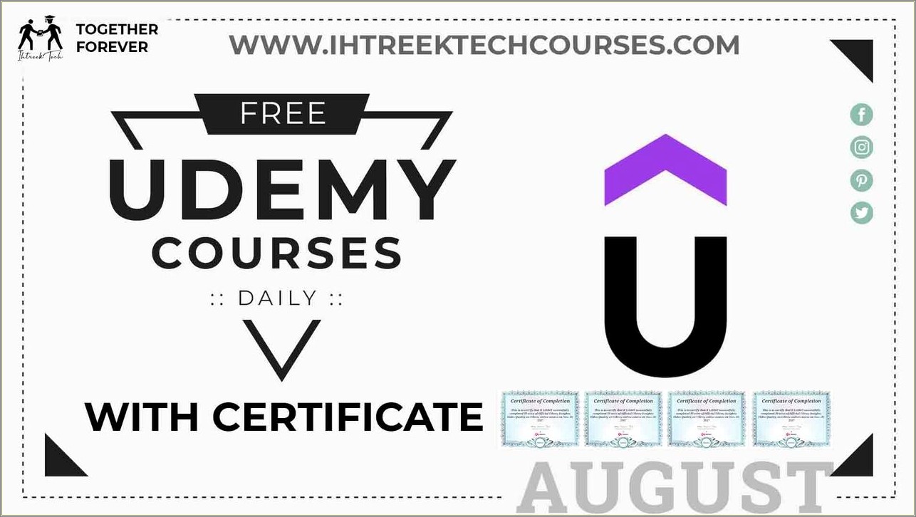 Can You Put Udemy Certificates On Your Resume