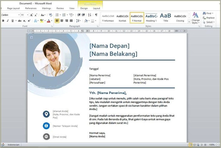 Cara Buat Resume Menggunakan Microsoft Word