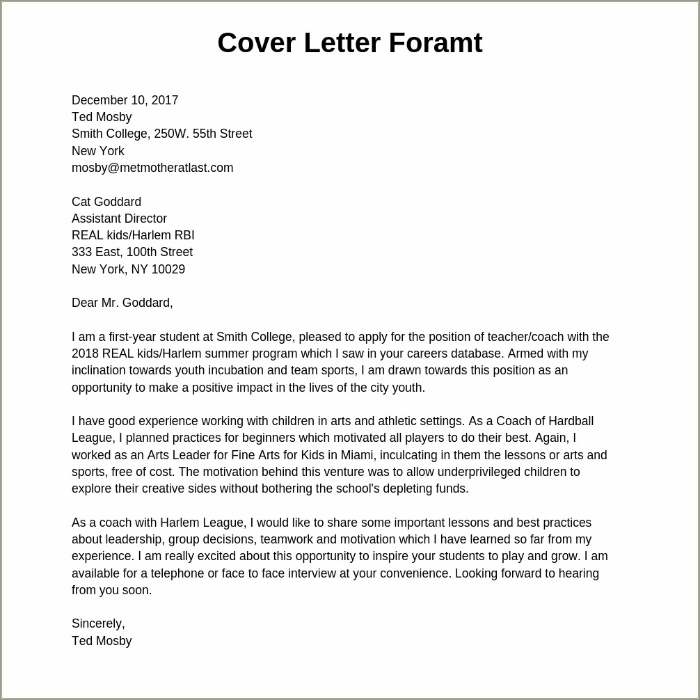 Career Services Resume And Cover Letter Guide