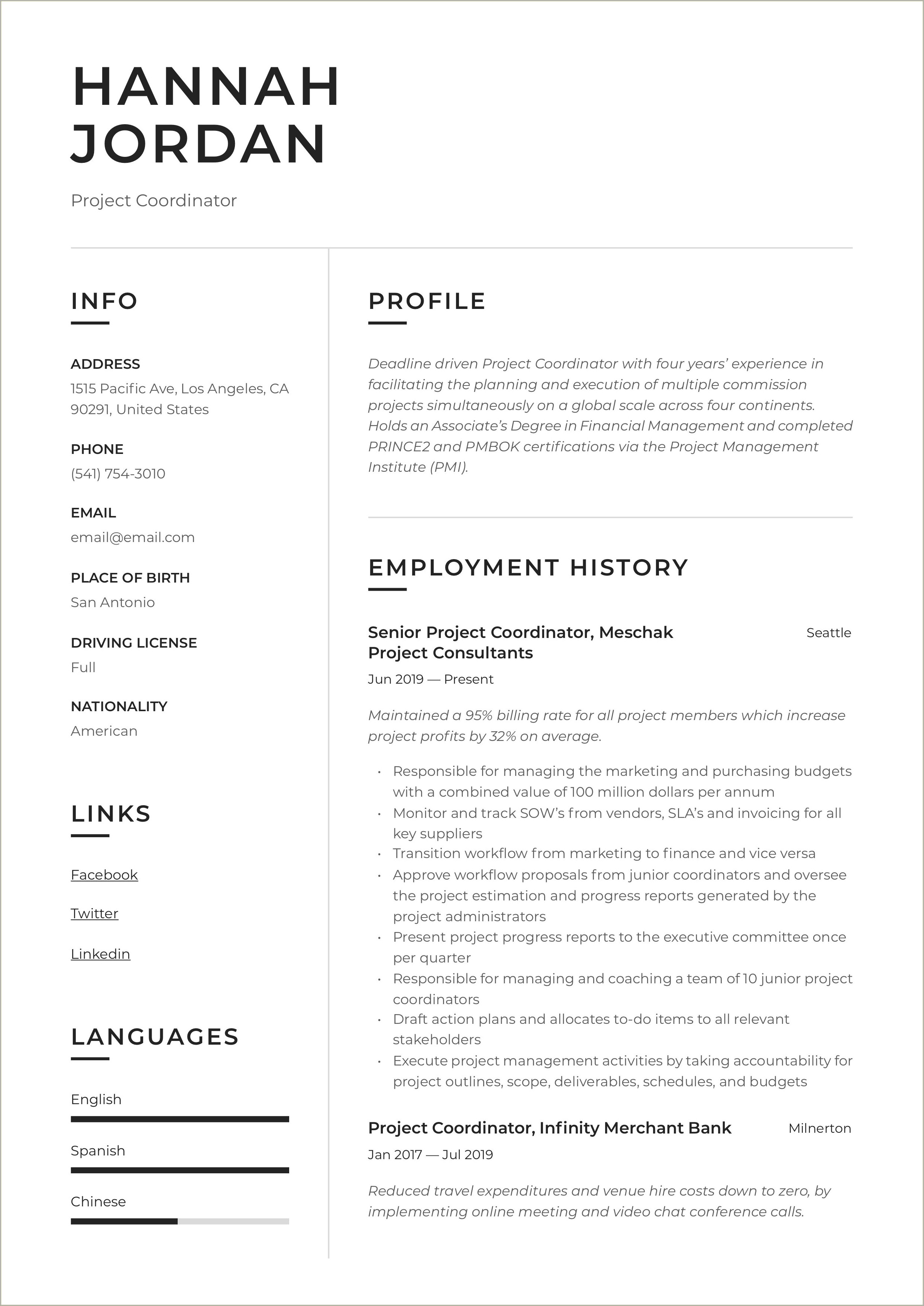 Certified Associate Project Manager On Resume