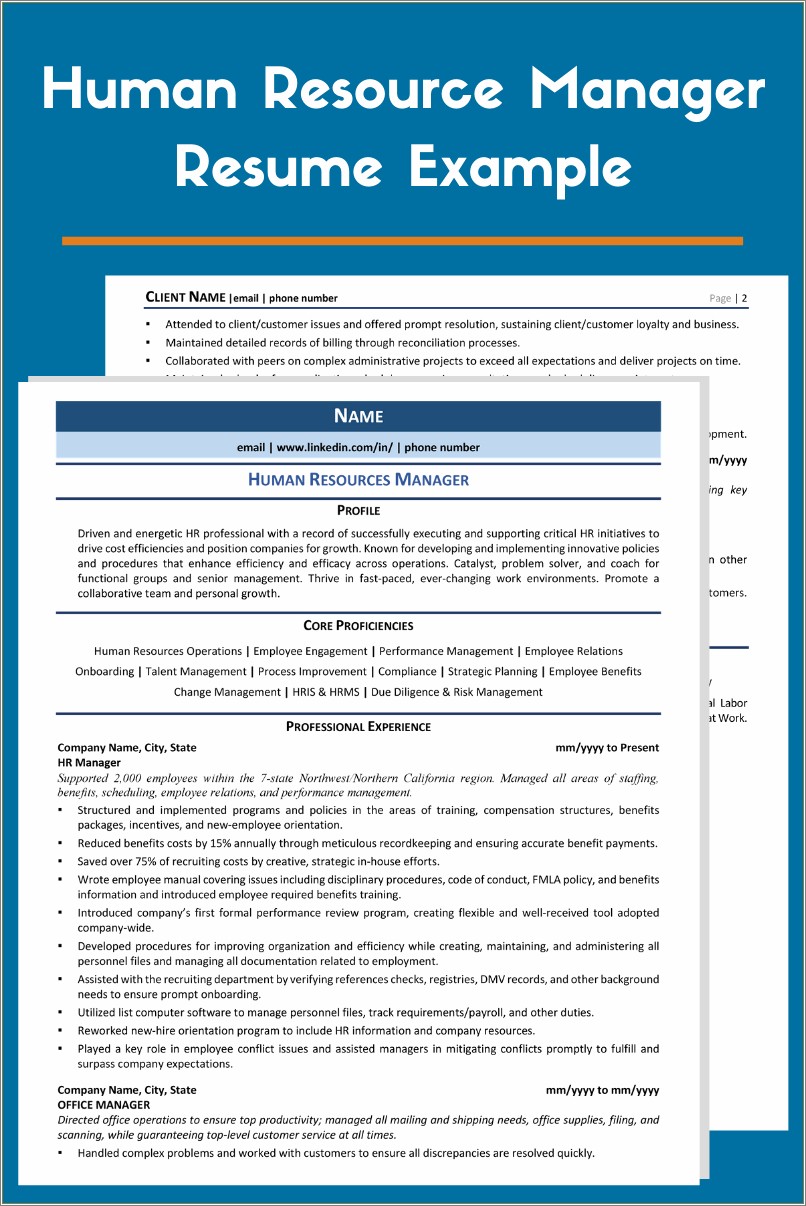 Change Management Roles And Responsibilities In Resume