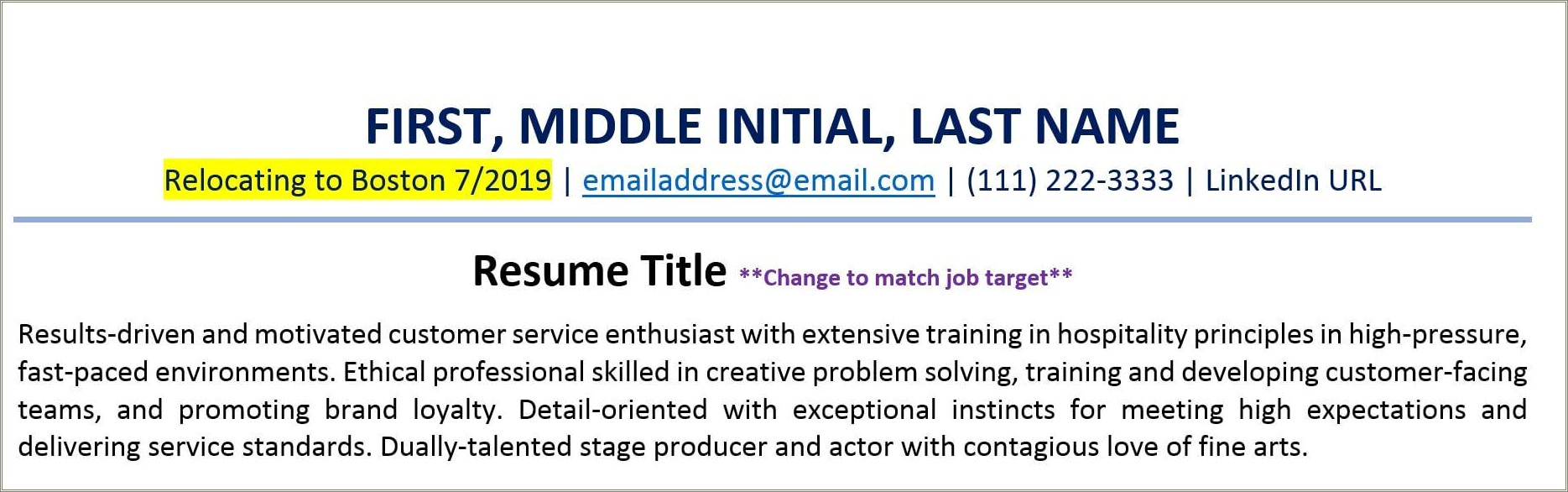 Change Your Job Title On Resume